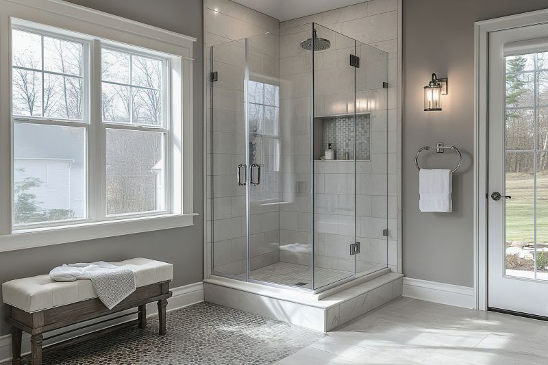 Elegant Shower with Tile